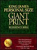 Personal Size Giant Print Reference Edition (KJV) - 544BG-Burgundy Bonded Leather