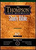 Thompson Chain-Large Print-Red-Letter Edition (KJV) Black-Genuine Leather #514