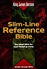 W.A.P. Slim-Line Bibles (KJV) - #445 - Snap Flap (Black)