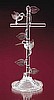 Spun Glass Hummingbirds On Cross