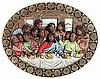 Alabastrite "Last Supper" Oval Plaque