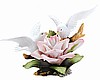 Porcelain Doves On Rose