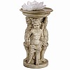 Alabastrite Cherubim Birdbath