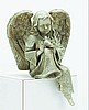 Verdigris-Finished Angel With Bird