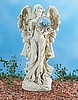 Garden Angel with Gazing Ball