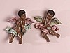Cherub Wall Plaque Pair