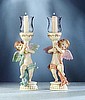 Cherub Votive Holders Pair