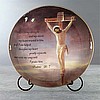 Porcelain Patchwork Crucifixion Plate