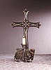 Book and Cross Candle Holder