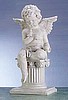 Cherub on Column Statue