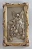 Silver Finish Guardian Angel Wall Plaque