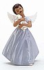 Porcelain Angel Holding Lamb