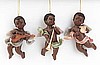 Cherub Musician Ornaments (Set of 3)
