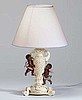 Cherub Wicker Pattern Lamp