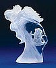 Frosted Guardian Angel Statue