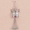 Angel February Birthstone Heart