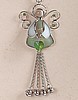 Angel August Birthstone Heart