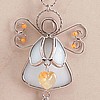 Angel November Birthstone Heart