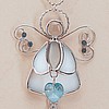 Angel December Birthstone Heart